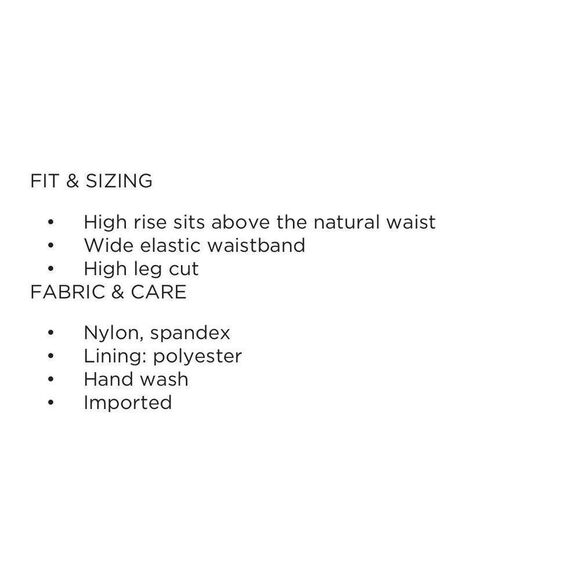 NWT FRESHWATER High-Waisted Swim Bottoms Sz S Paisley Bathing Swimsuit Tankini - Picture 6 of 7